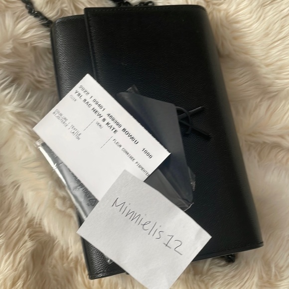 MRSP $2,200 Authentic YSL Saint Laurent Kate Small EOC - Picture 14 of 16